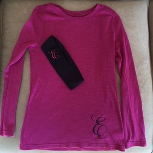 Personalized E shirt and headband